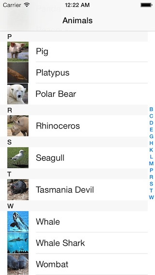 Ios Programming 101: Adding Section And Index List In Uitableview