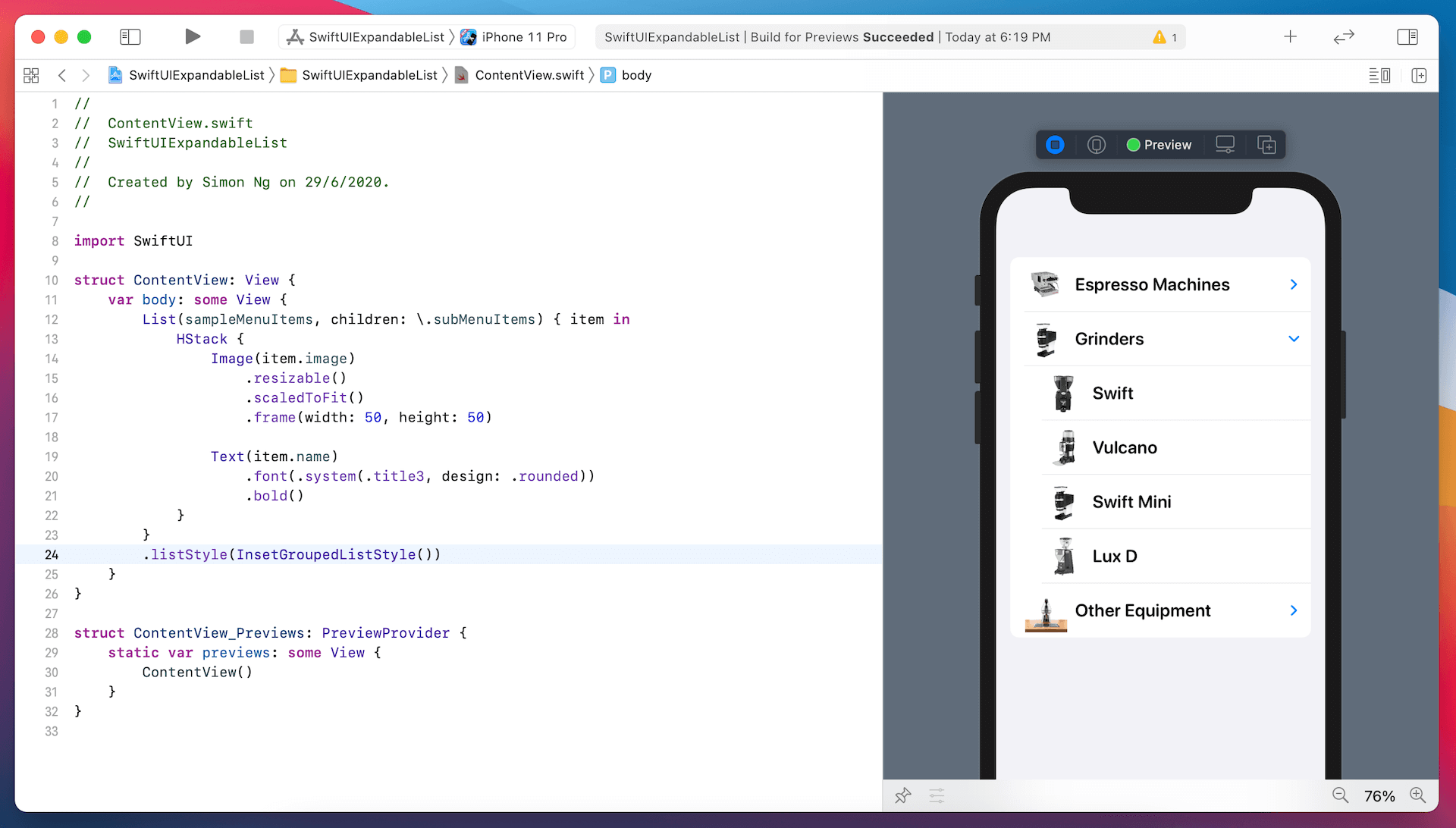 swiftui-inset-grouped-style-list