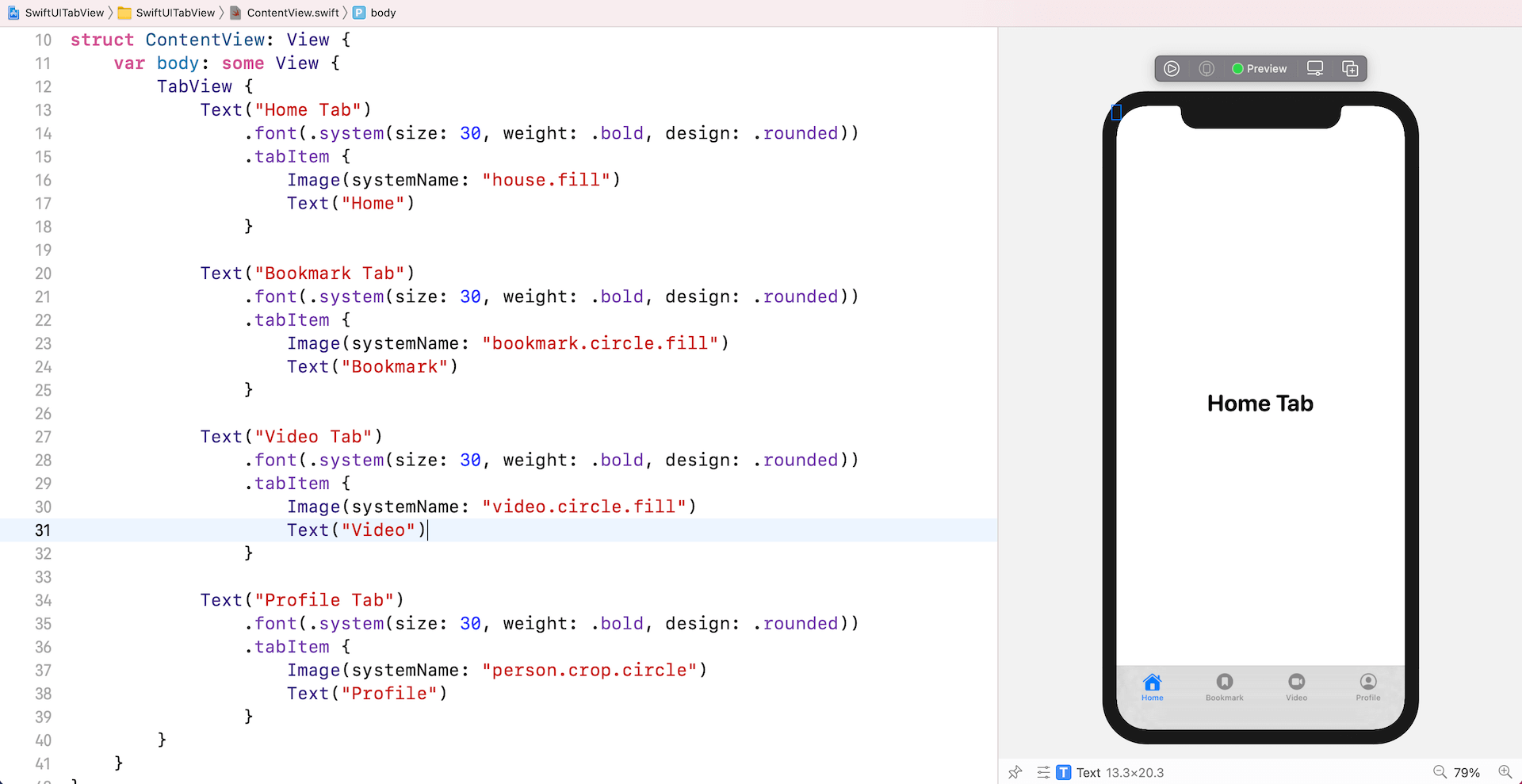 swiftui-tabview-four-tabs