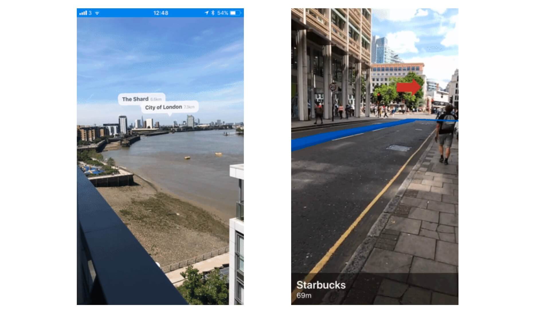 Figure 41.3. ARKit + CoreLocation application