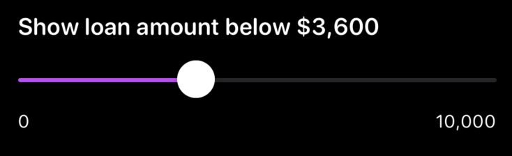 Figure 2. A slider control